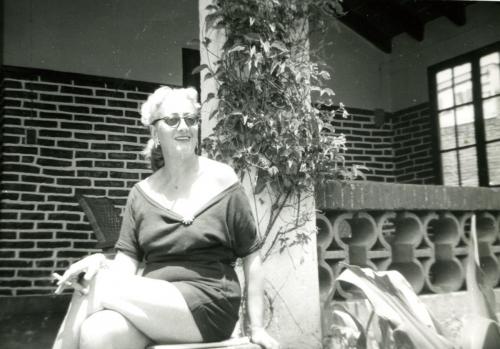 Anna Murià a Cuernavaca, Mèxic (1955)